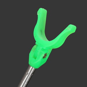 Soporte para caña de pescar de aleación de aluminio, plegable, de doble propósito, con perilla roja para uso en exteriores - Product Image 3