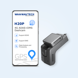 Xe hộp đen h20p xe Dash máy ảnh Dashcam ADAS GPS 4G LTE siêu góc rộng Live Streaming <span class=keywords><strong>Video</strong></span> <span class=keywords><strong>Recorder</strong></span> 1080P ứng dụng điều khiển - Product Image 1
