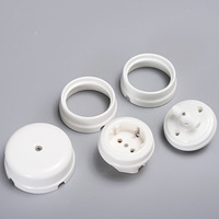 Pièces en céramique d'alumine non standard, supports de lampe, composants de commutateur, douilles en porcelaine de talc, céramique structurelle isolante de précision