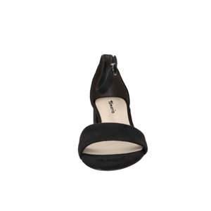 Sandales à talons pour femmes Tamaris, noires, taille 37, talon de 4 cm, avec bride à la cheville - Product Image 3