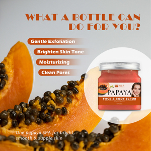 สครับมะละกอพรีเมียมผสมเกลือทะเลแบบวิปปิ้ง 500 กรัม บรรจุเกลือทะเล ช่วยลด<span class=keywords><strong>สิว</strong></span>และรอย<span class=keywords><strong>สิว</strong></span> ขจัดเซลล์ผิว<span class=keywords><strong>ที่</strong></span>ตายแล้ว สำหรับผู้หญิง ขายส่งจำนวนมาก - Product Image 3