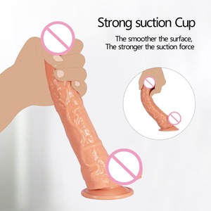 Fusée raton laveur réaliste coulissant prépuce pénis épais Silicone gode ventouse vente chaude - Product Image 3