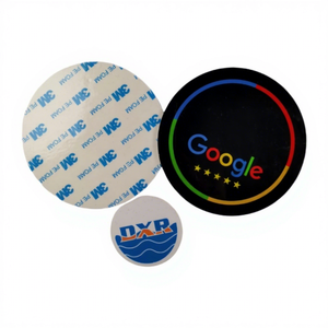 Comentarios de reseñas de Google sobre tarjetas SIM para teléfonos móviles. Etiquetas acrílicas NFC para mesas de restaurante con escaneo de menú. - Product Image 4