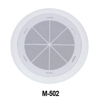 Haut-parleur de plafond large bande M-502 de 6 pouces, 3W, 100V, tension constante, enceinte audio PA avec transformateur intégré