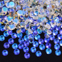 OLeeya Cristales de imitación SS12 de base plana sin termofijación, piedras de cristal con base plateada, diamantes de imitación fríos para creaciones DIY, ¡los más vendidos!