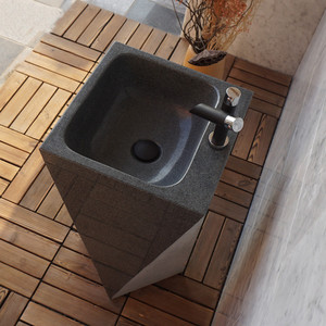 <span class=keywords><strong>Lavabo</strong></span> a Colonna in Pietra da Esterno Lavandino da Giardino in Pietra per <span class=keywords><strong>Bagno</strong></span> Lavello in Granito da Fattoria Vaso Verticale per Hotel <span class=keywords><strong>Lavabo</strong></span> in Pietra da Esterno - Product Image 4