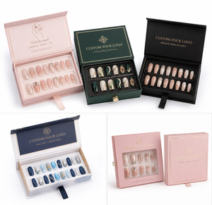 Empaque Personalizado para <span class=keywords><strong>Uñas</strong></span> Postizas de Primera Calidad OEM, Caja de Empaque para <span class=keywords><strong>Uñas</strong></span> con Acabado Mate, Materiales Reciclados - Product Image 4