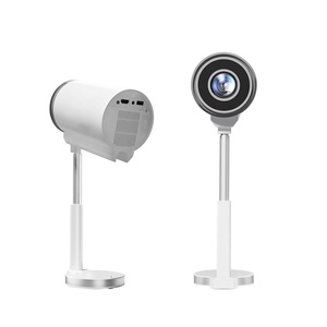 Proyector <span class=keywords><strong>de</strong></span> Video Portátil Inalámbrico WiFi BT TS7 Más Vendido, Compatible con Android 13, Mini Cine en Casa Inteligente, Tiro Corto, para Dormitorio - Product Image 1