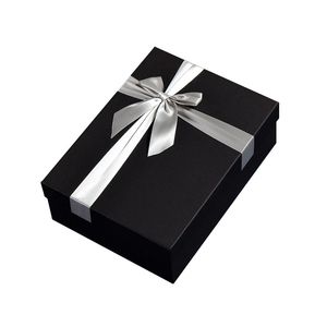 Luxury Custom Logo Big Size Cardboard Gift Wedding Packaging Paper <strong>Box</strong> With Ribbon Bow - Product Image 5
