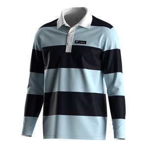 Polo de rugby professionnel confortable, matière respirante, coutures renforcées, parfait pour le sport et les loisirs - Product Image 3