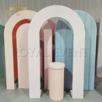 Baby Shower Party Decora rond gâteau plinthes support PVC mariage Dessert Table affichage piédestal gâteau Table pour événement