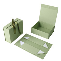 Boîte cadeau pliable avec ruban et nœud papillon, boîte à bonbons de mariage, emballage souvenir, boîte en papier spécial, fabricant de boîtes pour vêtements