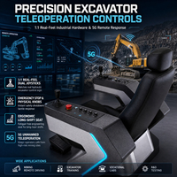 Mining Haul Truck Remote Operating Console Direct Road Feedback Driving Station for Heavy Construction Works