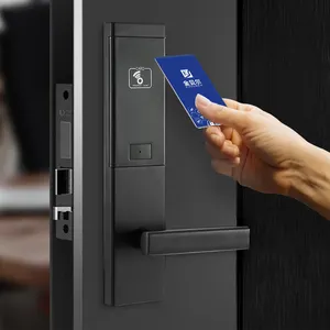 Sistema di serratura della porta della carta dell'hotel RFID da infilare standard americano di vendita caldo con software di gestione gratuito