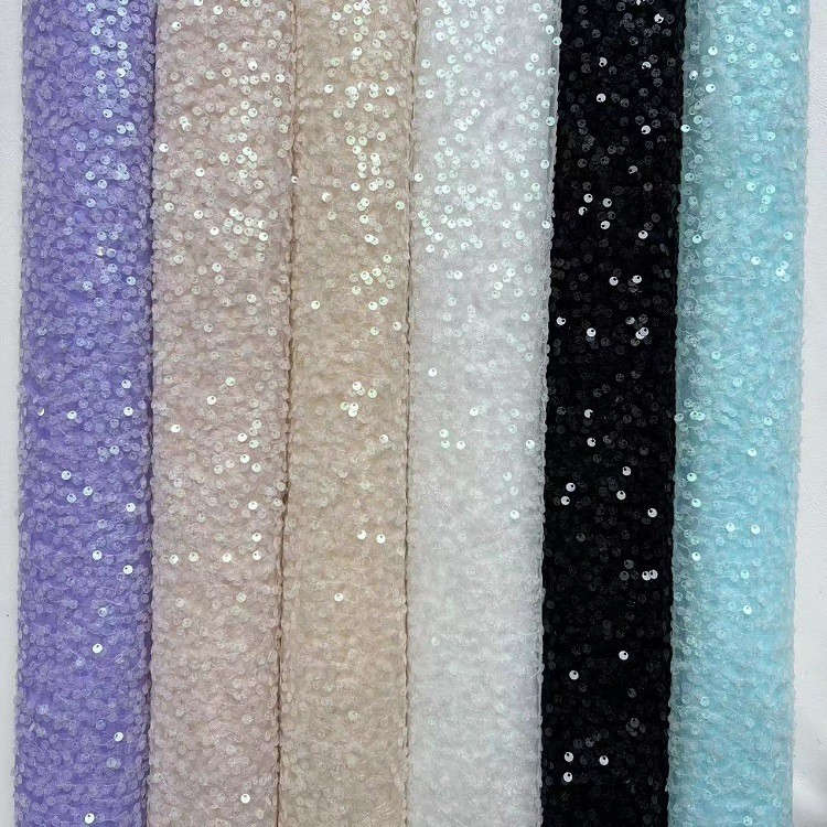 Factory Outlet New Style Knitted Rayon/Nylon Lace Heavy Water Soluble Plain Fabric Cloth Beaded Home Textile Girls Boys