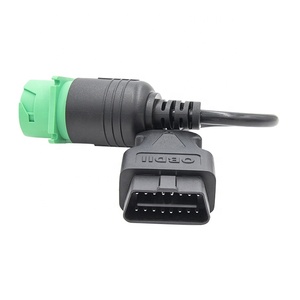 OBD2 公头转 Type 2 J1939 9P 插座定制线束卡车诊断电缆 - Product Image 2