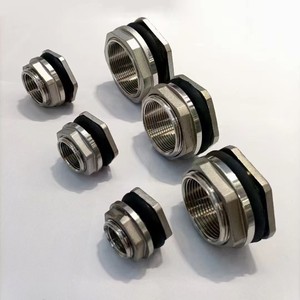 3/4 inch Nam <span class=keywords><strong>BSP</strong></span> chủ đề thép không gỉ 304 vách ngăn phù hợp với máy giặt cho xe tăng hoặc Thùng - Product Image 1