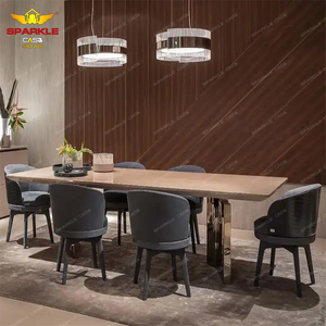 Chaise de salle à manger moderne et contemporaine en tissu SPARKLE Sièges convertibles pour la maison Villa Hôtel Appartement Élégant pour tout espace de salle à manger - Product Image 5