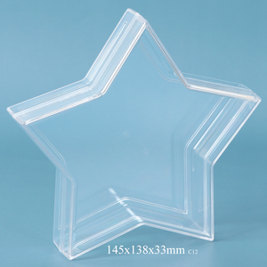 SUNSHING Custom PS Star Shape Chocolate <b>Box</b> with Lid <b>Small</b> Acrylic Gift <b>Packaging</b> <b>Box</b> Clear Plastic Candy Display Containers - Product Image 3