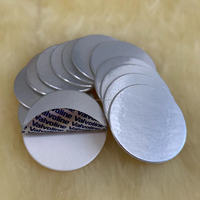 Bouchon de bouteille chimique jetable en aluminium à double couche, scellé par induction, anti-fuite, à l'épreuve des enfants, personnalisable, 36/47 mm