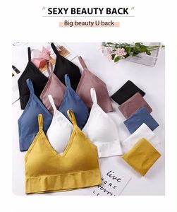 Culottes pour femmes en gros de haute qualité sous-vêtements pour dames tissu de coton ensembles de sous-vêtements de soutien-gorge Sexy - Product Image 5