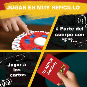 TBFIT 2025Fun Family Card Game-Jeu de société d'apprentissage de l'espagnol pour adultes et enfants Matériel ABS portable Juego De Mesa <span class=keywords><strong>Espanol</strong></span> Word Game - Product Image 5