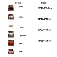 22*16,5*8,8cm Luxuriöse Faltbare Karton-Geschenkboxen mit Magnetverschluss und Prägung für Perücken und Haarbündel - Recycelt