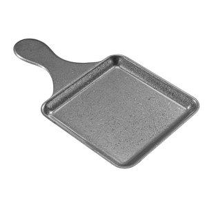 Retro Stainless Steel Square <b>Tray</b> With Handle Multi Purpose Serving Plate For Hotel Coffee <b>Tea</b> Snacks - Product Image 5