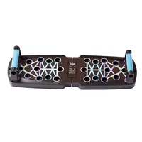 CH CT-106 Tabla de Ejercicios Multifuncional Plegable de ABS Reforzado, Ajustable, para Flexiones y Entrenamiento, Unisex, para Adultos, Ejercicio en Casa