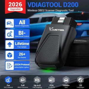 2026 New Car Diagnostic Tools VDIAGTOOL D200 Wireless BT Full System Scan OBD2 Bidirectional Scanner Free Update PK XTOOL <strong>A30M</strong> - Product Image 2