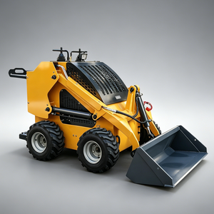 450 Mini Skid Highly Efficient Stone Crushing Steer <b>Track</b> with Hydraulic Breaker Attachments - Product Image 1