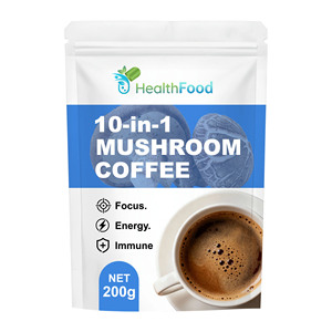 OEM ODM Poudre de café aux champignons 10 en 1 avec poudre de café lyophilisée – Favorise la concentration, l'énergie, le système immunitaire et la créativité – Complément alimentaire - Product Image 1