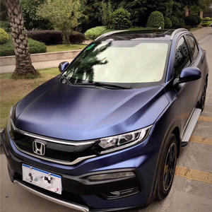 <span class=keywords><strong>Precio</strong></span> de fábrica impermeable coche película decorativa satén metálico medianoche azul coche vinilo envoltura 1,52*17m - Product Image 2