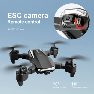 Dron plegable <span class=keywords><strong>S90</strong></span> con luces LED, control por aplicación, modo de mantenimiento de altitud, RC mini, 2,4 GHz, 4 canales, cámara dual HD - Product Image 3