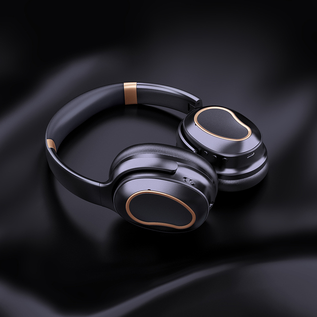 Airoha Chipset ANC On-Ear Wireless Gaming Headset Type C V5.4 28dB Low Latency Noise Canceling LED Battery Indicator IPX4