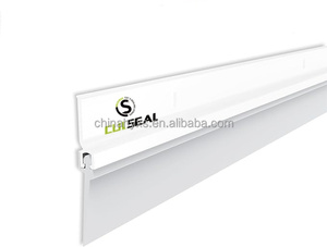 Sello inferior de puerta de PVC duradero, <span class=keywords><strong>burlete</strong></span> flexible de <span class=keywords><strong>aluminio</strong></span> para el hogar y hoteles, diseño de sellado caído - Product Image 3