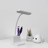 Lampe de table LED sans fil portable Lampe de table LED design pour salle de lecture de chevet Lampe d'étude rechargeable portable pour la lecture