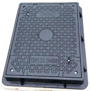 부식 저항성 600x900mm EN124 잠금 시스템 섬유 복합 맨홀 커버 - Product Image 1