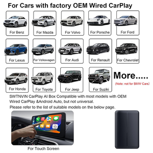 Ai box carplay 6125 AI BOX moto carplay android écran autoradio dvd lecteur sans fil 64GB RAM - Product Image 5