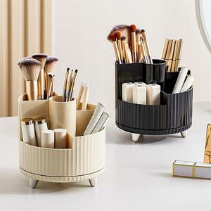 Eyeshadow Powder Puff <b>Shelf</b> Desktop CosmetiC Organizer Storage <b>Box</b> Jewelry Skincare Plastic Makeup - Product Image 3