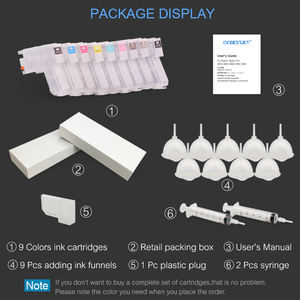 Ocinkjet 280 ML/TEIL T5801-T5809 Empty <span class=keywords><strong>Refillable</strong></span> Ink <span class=keywords><strong>Cartridge</strong></span> With Chip Sensor For EPSON Stylus Pro <span class=keywords><strong>3800</strong></span> 3880Printer - Product Image 5