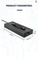 Chargeur de batterie Li-ion XVE 84V 10A pour batterie Li-ion 72V 20S Pack de batterie pour moto électrique et robot Certifié CE PSE FCC (XVE1200-08401000)