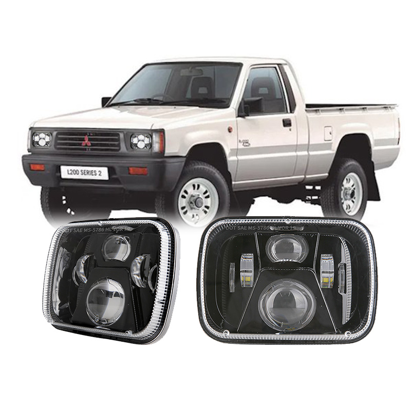 DOT 5x7 Inch LED Headlights for 1983-1996 Mitsubishi Mighty Max
