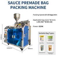 Machine d'emballage de pâte et de liquide de sauce à la citrouille de qualité alimentaire