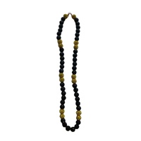 Collier de perles inspiré du baseball avec strass 10MM, bijoux pour les amateurs de baseball