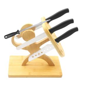 <b>Wooden</b> Knife Holder 35pcs Capacity Durable Kitchen Knife Rack Storage <b>Block</b> - Product Image 1