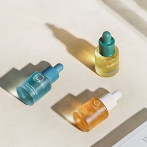 Eco Friendly Skincare Essence Glass <b>Bottle</b> <b>Oil</b> <b>Bottles</b> With Droppers 38ml Empty clear White and Glass Droppers - Product Image 5