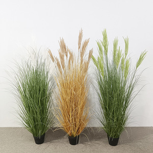 Décoration de scène végétale artificielle, plante paysagère, bonsaï, plantes en pot, plantes vertes, hauteur 100-200 cm, pour mariage - Product Image 1