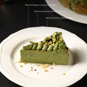 Cafe Dessert Supply Gâteau Brownie au Chocolat au Matcha Congelé 850g 8 Pouces Faible en Gras Naturel Crémeux Thé Miel Noix Cheesecake - Product Image 3