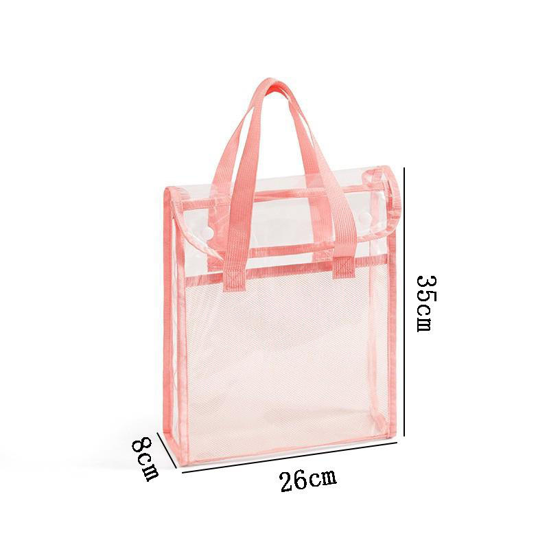 Bolso tote vertical [rosa]